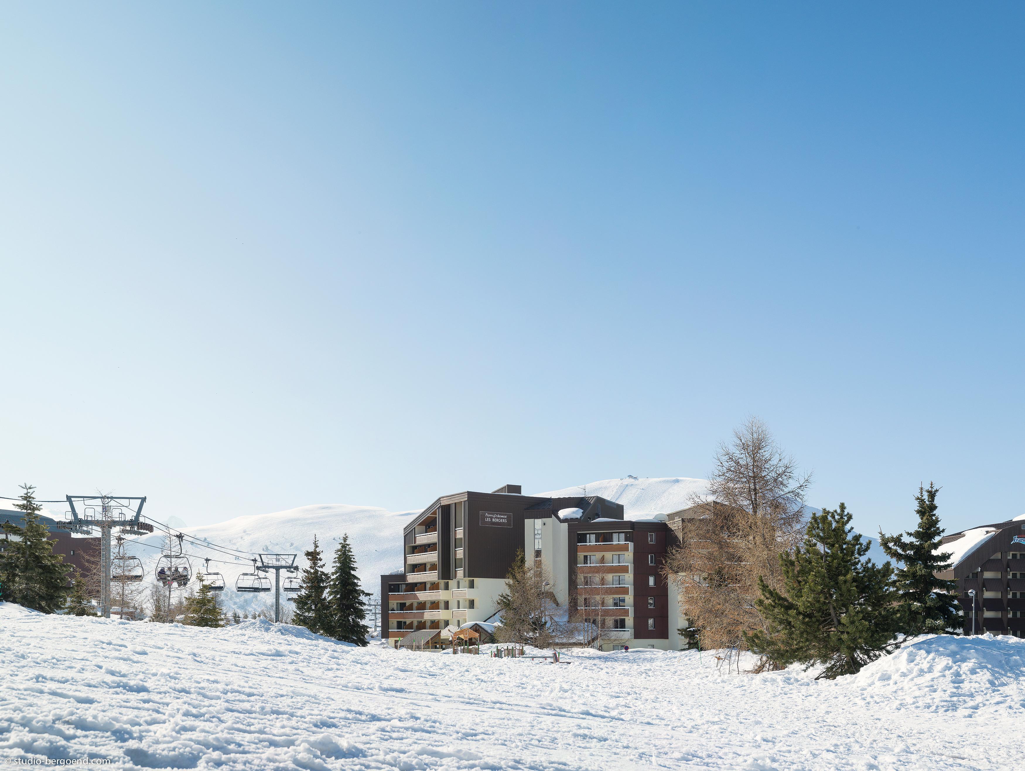 Résidence Pierre&Vacances Les Bergers Alpe d'Huez Exterior foto